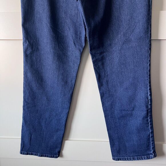 Gloria Vanderbilt Jeans Womens 16 Blue Amanda Stretch Denim High Rise Classic - Picture 7 of 14